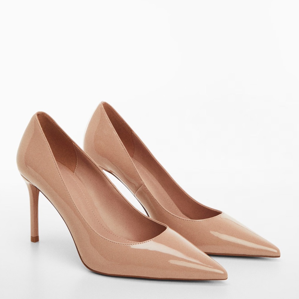 Mango Blush Patent Pointed-Toe Stiletto - Picture 3 of 15